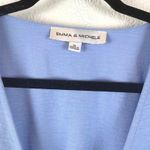 Emma & Michele NWT  Blue V Neck Tiered Dress Cottagecore Feminine Balletcore XL Photo 1