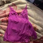 Victoria's Secret MD Victoria secret magenta fuchsia pink net baby doll Photo 0