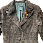 Hot Kiss  Textured Brown Blazer Photo 1