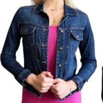 Lee Modern series denim jacket size small blue stretchy coat button jean trendy Photo 0