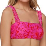 Raisin's  Surf Brand Pink & Red Tulum Bandeau Bikini Top Photo 2