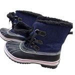 Skechers Outdoor Womens Blue Manmade Ankle Boots Size 7.5 SKU 7178 Photo 2