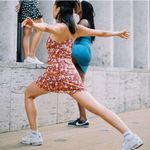 Outdoor Voices  The Exercise Dress Tennis in Paprika Blooms Size M LIKE NEW Photo 1