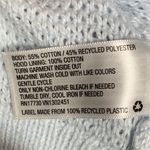 All in Motion Women’s Knit Hoodie Sweater Light Blue Pullover Long Sleeve Size X Photo 5