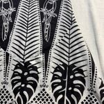 Dalin M Parrot Bird Print Shirt Dress Cotton High Photo 3