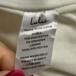 Lulus NWT  Women's Magnificent Impression White Square Neck Maxi Dress S Photo 9