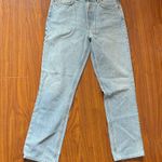 GRLFRND  Karolina High Rise Straight Leg Crop Jeans in Ventura Light Wash Photo 1