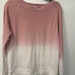 Old Navy  Cotton Pink White Ombre Medium Long Sleeve Sweatshirt Photo 0