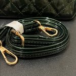 La Terre | Quilted Emerald Green Handbag w/ Crossbody Strap Photo 4