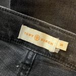 Tory Burch  Wade frayed flare jeans stone washed black sz 26 Photo 5