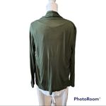Beautiful size small green lightweight semi sheer flowy cardigan GUC Green Photo 2