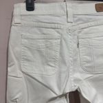 Levi's  Women's White Faux Flap Front Pocket Crop Jeans Size 4 Photo 3