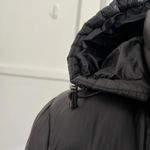 Michael Kors Ladies Fiber-filled Fitted Puffer Jacket Winter Coat Long XS Black Photo 4