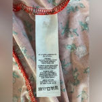 ASOS Shirred Red Ditsy Floral Faux Wrap Dress Size 6 Photo 5