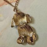 Sad clown dog colorful pendant necklace Pink Photo 2