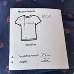 Caslon  Navy Blue Floral Print Button Front Tank Top Women's XL Photo 5