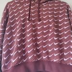 Nike Sportswear Club Fleece Oversized Cropped Monogram Hoodie Size Medium Photo 3