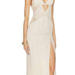 NBD Mika Maxi Dress in Ivory large New Womens Long Gown Photo 2