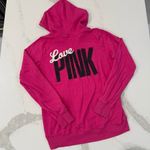 Victoria's Secret Vintage  Love PINK Pullover Hoodie Dog Logo Pink Women's Medium Photo 4