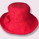 C.C. Adjustable Floral Lace With Ribbon Cotton Beach Summer Sun Hat Cap Photo 2