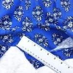 Madewell  Mid Rise Pleated Deck Shorts Blue Floral Size 2 Photo 3