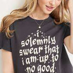 Maurice's Harry Potter I solemnly swear women's gray t-shirt XXL Photo 0