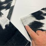  WeWoreWhat Cow Print Black White Stiletto Slit Jeans 26 NEW‎ *FLAWS Photo 8