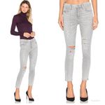 AGOLDE Sophie High Rise Crop Skinny Jeans Portland Destructed Photo 2