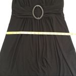 Star Vixen 3/4 Sleeve Buckle Detail Swingy Dress in black Size Large Photo 9