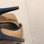 mix no. 6 Pavia blue denim high heel ankle strap women size 7 / 37.5 EU Photo 7