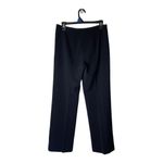 Moschino Black Wool Flat Front Wide Leg Trouser Pants Size 8 Photo 1