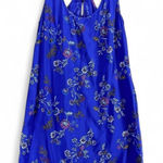Old Navy  Dress Women Small Blue Floral Shift Short Round Neck Sleeveless Photo 0