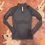 Athleta Momentum Heather 1/2 Zip Women's XS Dark Gray Track Jacket Long Sleeve Photo 0