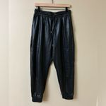 Bagatelle Collection Black Jogger Vegan Leather Pant SZ Medium LIKE NEW Photo 1