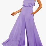 NWT S Deer Womens Sleeveless Halter Tied Jumpsuit with Pockets | Size: XXL Purple Photo 0