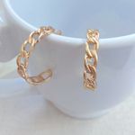 Lulus Gold chain huggie earrings Photo 1