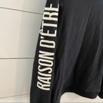 Sam Edelman Raison D’etre Black Sweatshirt. Size Small Photo 1