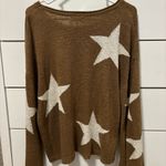 Altar'd State Altar’d State Brown Star Sweater Photo 2