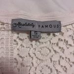 Absolutely Famous Ivory Lace Short Sleeve Cardigan Photo 1