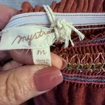 Mystree  Printed Boho Drawstring Romper Onesie Size Medium Photo 5