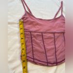 Urban Outfitters , mesh cropped camisole top, pink & purple, size Small Photo 4