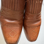 Dingo Shoes Ankle Boots Brown Leather Low Western Women's Size 6.5 Dan Post VTG Photo 11