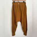 Free People  mustard yellow Can’t Handle This Harem Pants M Photo 1