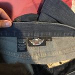 Harley Davidson  dark wash embellished boot cut jeans Photo 4