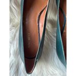 Nine West Women's Dark Green Pointed Toe Flats with Gold Buckle Photo 4