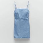 ZARA NWT  denim dress with tags S Photo 2