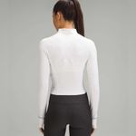 Lululemon  Its Rulu Run Ribbed Cropped Half Zip 4 Photo 1