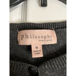 Philosophy  Dark Academia Cardigan Sweater Women Medium Grandma Cottage Core Photo 1