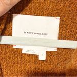 Anthropologie  Denise Textured Cardigan Burnt Orange Oversized Knit Sweater Small Photo 3