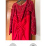 Tadashi Shoji  OTTILIE SEQUIN EMBELLISHED CREPE GOWN Photo 9